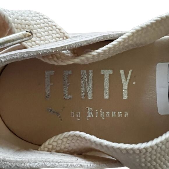 FENTY X PUMA RIHANNA BOW CREEPER OFF WHITE SIZE 8 - Picture 6 of 9